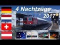 Nachtzug-Überblick Rhein/Alpen Anfang 2017: CNL wird ÖBB, Schweiz-Turnuszug neu, Skizüge Niederlande