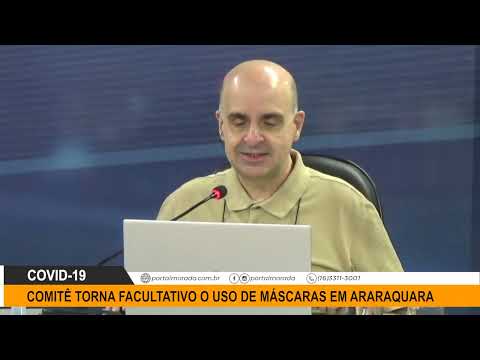 Comitê torna facultativo o uso de máscaras em Araraquara