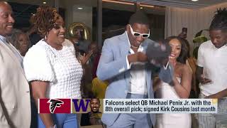 'GMFB' reacts to Falcons selecting QB Michael Penix Jr. with the eight overall pick by NFL 15,227 views 1 day ago 11 minutes, 24 seconds