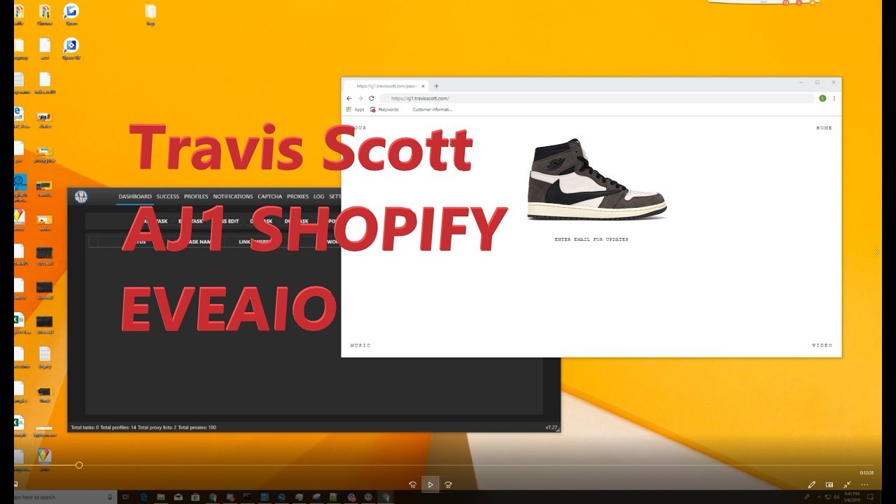 Travis Scott AJ1 Shopify EVE AIO Overview