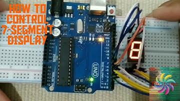 How to control 7-segment display using Arduino uno