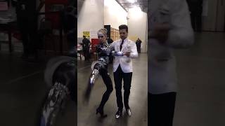 Lindsey Stirling with Mark Ballas Tango session #shorts