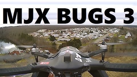 MJX BUGS 3 High Wind $16.95 1080p Rear Trail Follow Camera Perspective