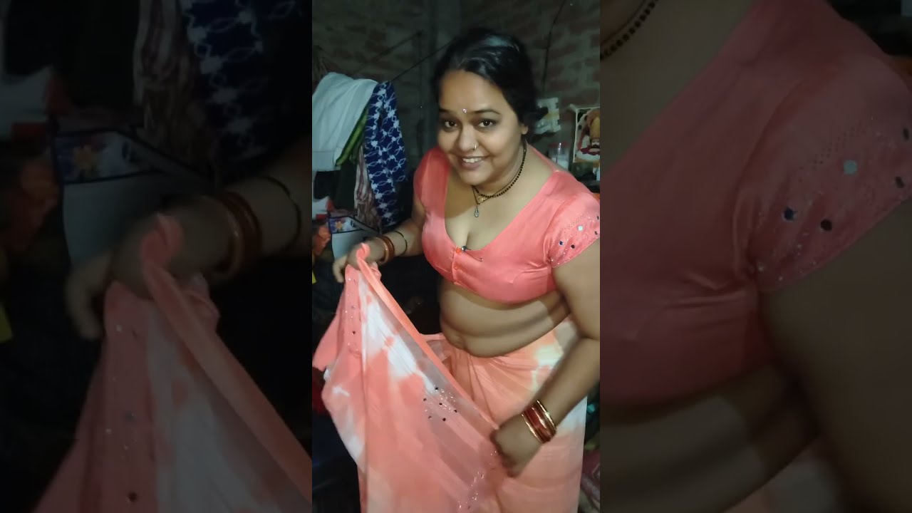 Kis colour ki saree hai meri #love #video #vlog 