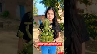 Beautiful Goddess Lakshmi Idol 🌸 | Divine Murti Art | Spiritual &amp; Positive Vibes#shorts