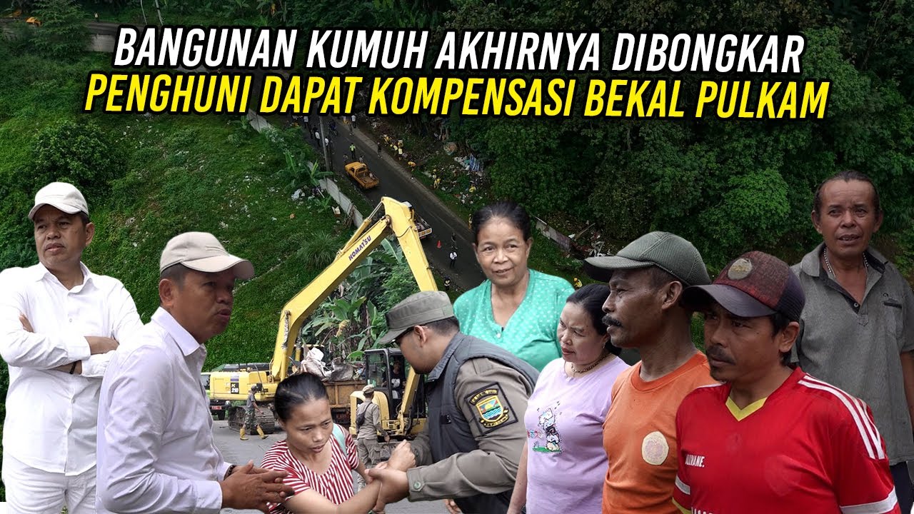 BANGUNAN KUMUH AKHIRNYA DIBONGKAR | WARGA PENGHUNI MENDAPAT KOMPENSASI UNTUK BEKAL PULKAM