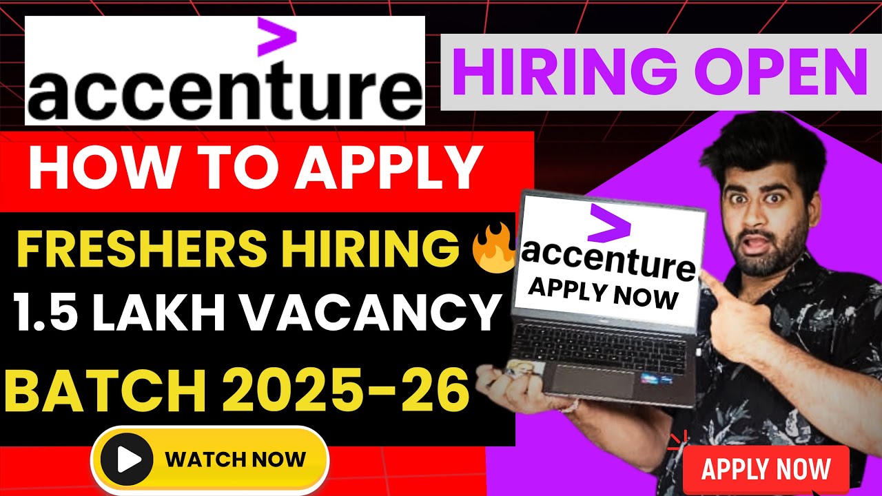 Accenture 2025 Freshers Hiring | 1.5 Lakh Seats | Complete Step-by-Step ...