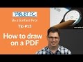 How to draw on a PDF