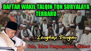 Daftar Wakil Talqin TQN Suryalaya Terbaru