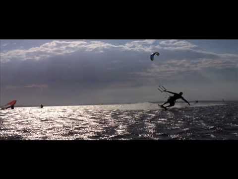 Kiteboarding at Wellington Point 2014