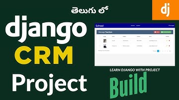 Django CRM Project - Learn how to build a CRM using DJANGO & PYTHON in Telugu