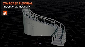 Procedural Staircase Asset in Houdini