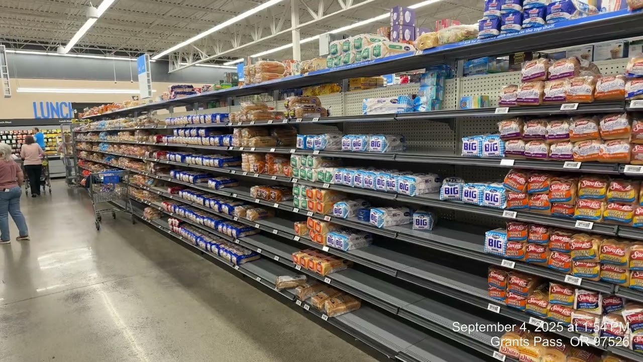 The Most Insane Bread Aisle You'll Ever See! Walmart, Grant Pass, OR   20250904