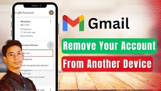 how to remove your gmail account from another device