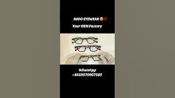 Mido Eyewear can be your Chinese OEM factory~😊💕 #óptico #optique #sunglasses #opticien #wholesale