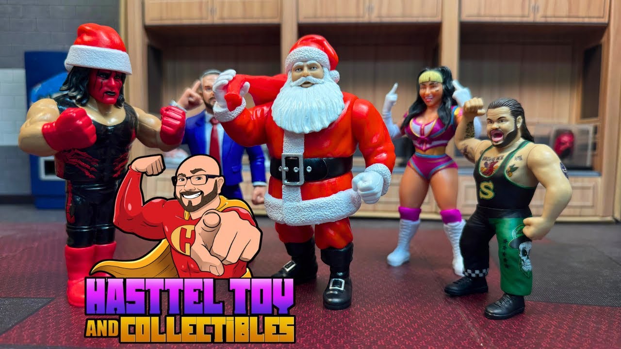 Обзор ретро-фигурки Санта-Клауса от Hasttel Toys Grapplers & Gimmicks