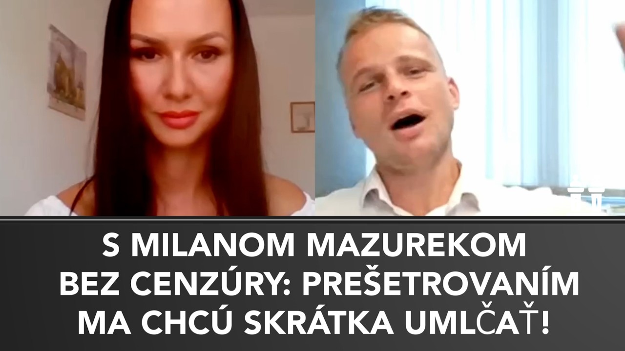 OTVORENÝ ROZHOVOR S MAZUREKOM: Prešetrovaním nás chcú zastrašiť a nami to len začalo!