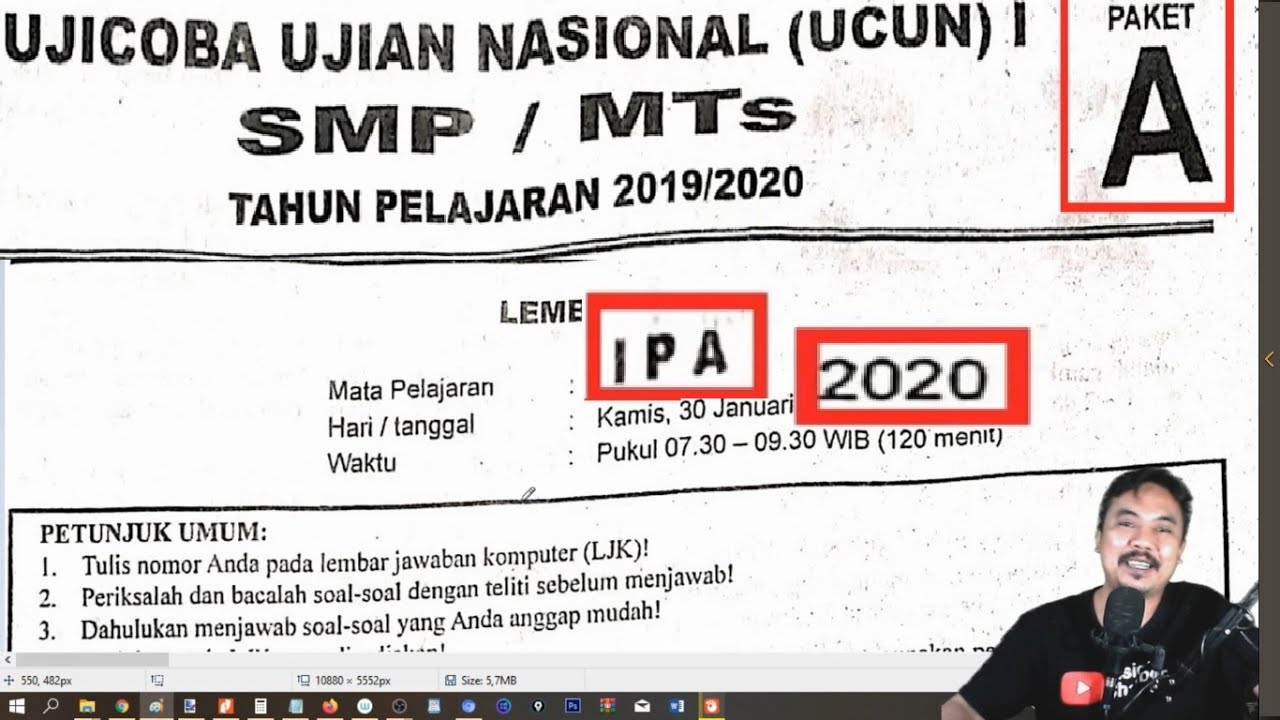 Soal Ucun Ujian Smp Kelas 9