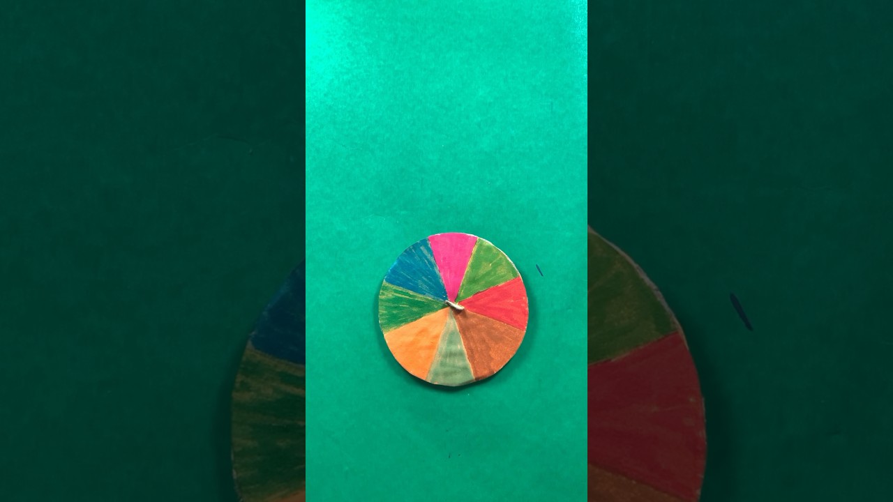 Let’s make easy cardboard spinning top squid game 