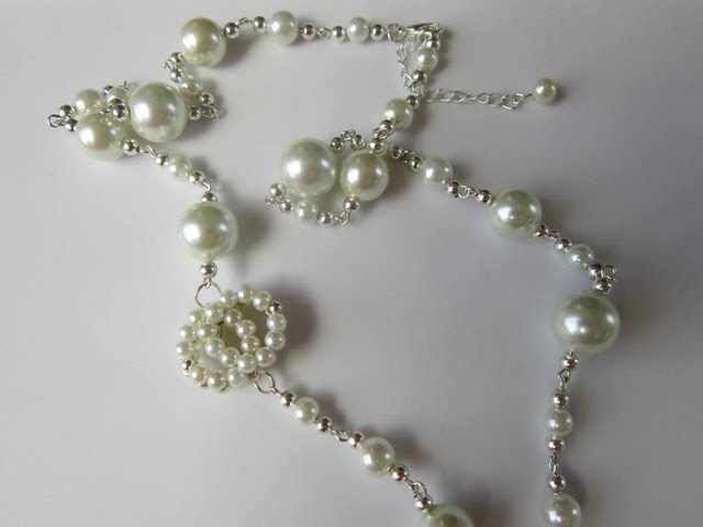 Chanel Style Pearl Necklace. DIY . Бусы Chanel . 