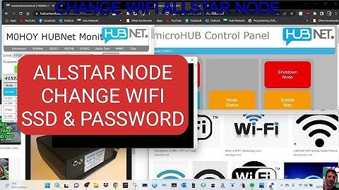 G7RPG ALLSTAR NODE -CHANGE WIFI SSID AND PASSWORD