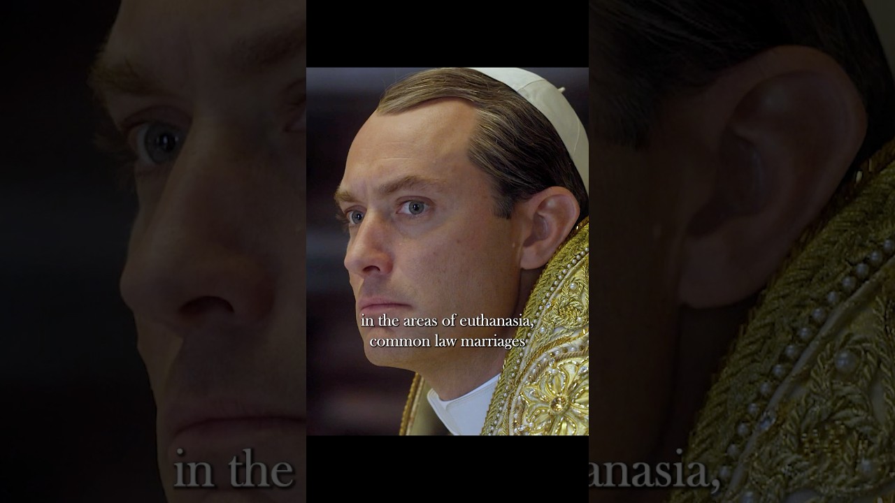 the young pope/“A weak rebuttal.” 😐⚖️✨ 