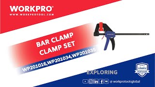 WORKPRO Bar Clamp | Clamp Set