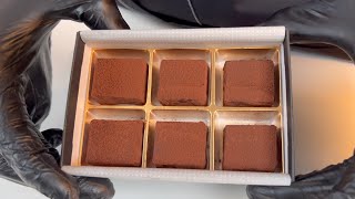 免烤箱甜品｜生巧克力的做法｜仿ROYCE CHOCOLATE ... 