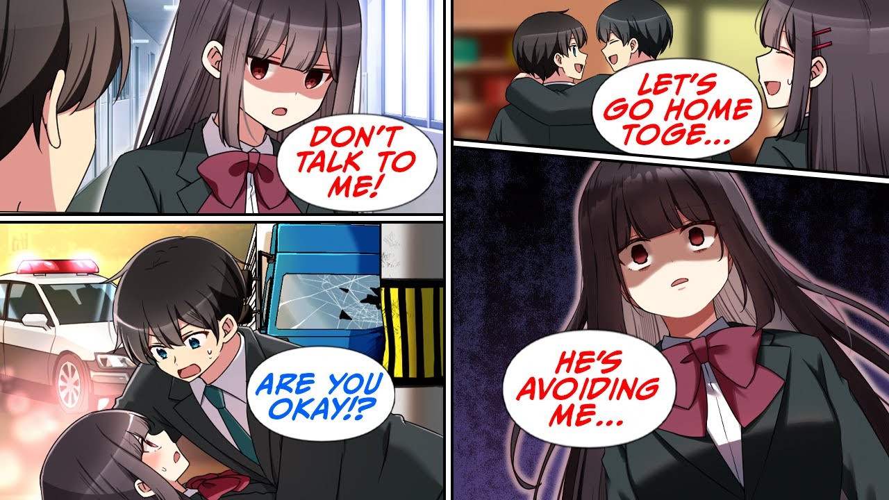 [Manga Dub] I saved a cool girl who hated me from an accident and then she... [RomCom]