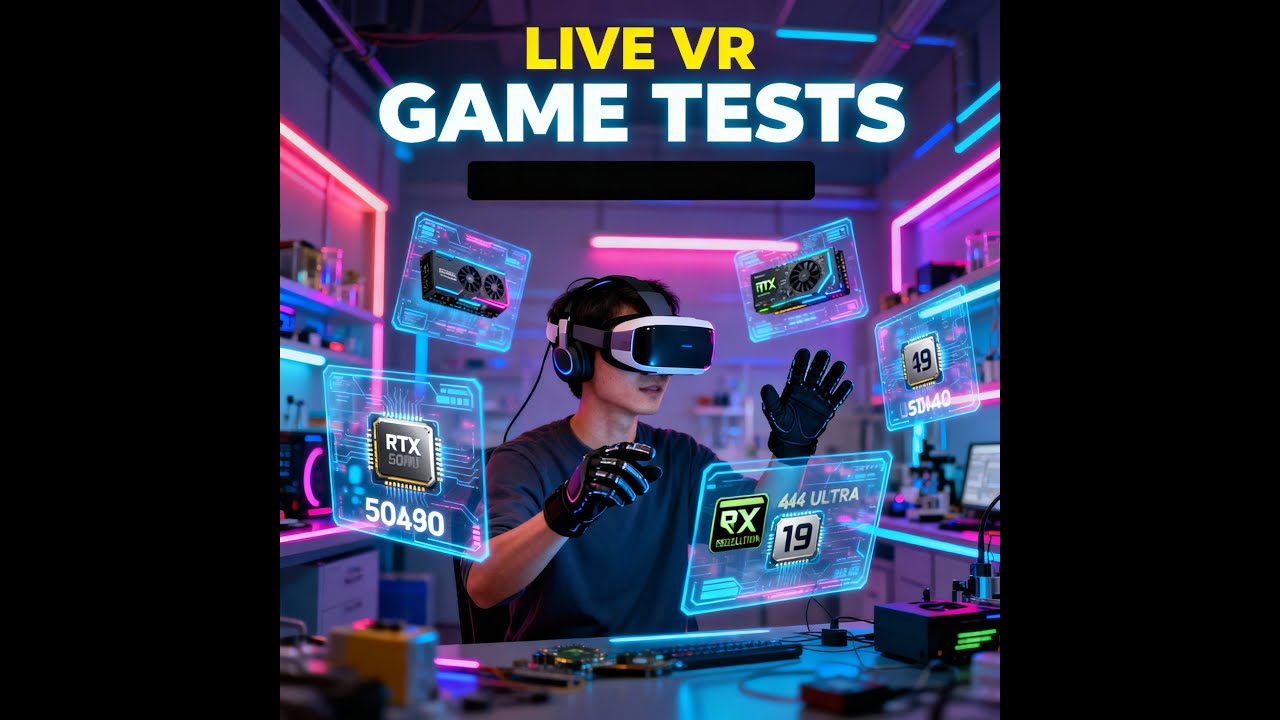 Vr Rtx Games Virtual Reality Madness 🥽 | Live VR Game Tests | RTX 5090 + i9 14th Gen ...