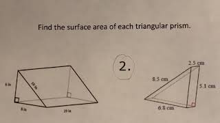 Celebrity Finding the surface area of triangular prisms Net Worth