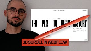 3D Scroll animation with Three.js and Lenis in Webflow