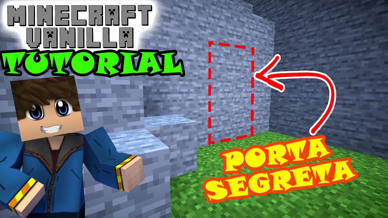 Come costruire una PORTA NASCOSTA super SEGRETA in Minecraft - YouTube