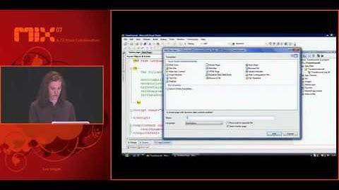 MIX07 Developing Data Driven Applications Using the New Dynamic Data Controls in ASP NET