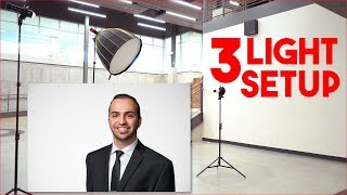 Simple 3 Light Flash Photography Setup for Location Portraits and Headshots