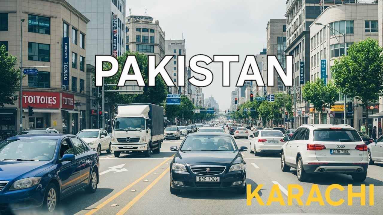 Driving Tour of Karachi City 4K! Streetview Of Karachi Pakistan
