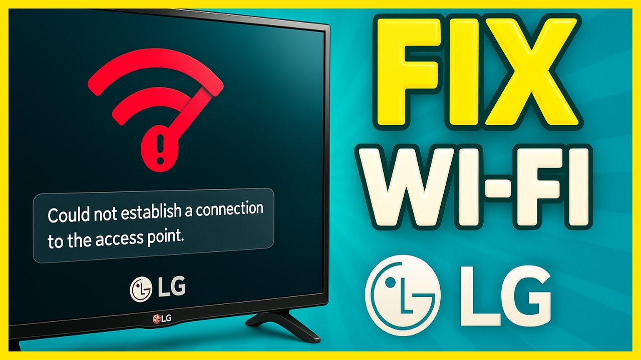 How To Fix LG TV Could Not Establish a Connection To The Access Point ...