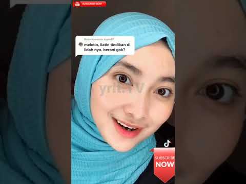 Pemersatu bangsa auzura mendesah desah si cantik tudung hijab @auzura zula tiktok