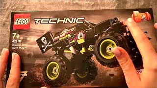 😴 Lego ASMR ❤️- Let's Build the Grave Digger [Monster Truck] - Clicky Whispering