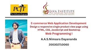 Web project Task 22 | 1st year | Semester 01 | Java Institute | E-commerce Web Application