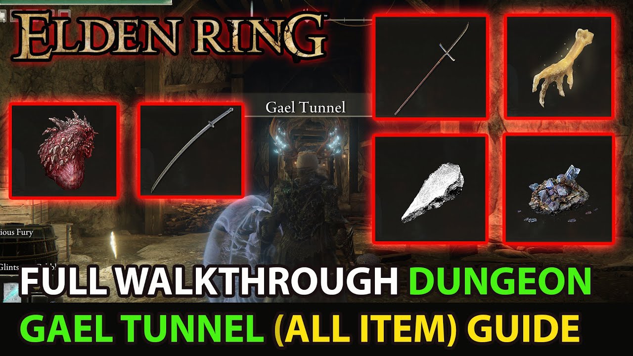 Elden Ring Gael Tunnel Dungeon Full Walkthrough Guide YouTube