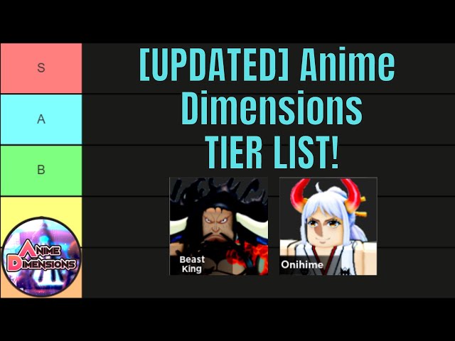 Anime Dimensions tier list – best characters and abilities