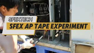 Performance Verification Test of SFEX AP TAPE through Outdoor Electrical Panel Fire Simulation
