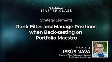 Rank Filter and Manage Positions When Back testing on Portfolio Maestro