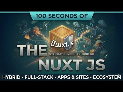 Nuxt.js in 100 Seconds | SSR, SSG & Fullstack Explained