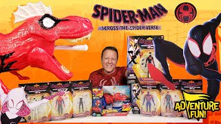 SpiderMan: Across The SpiderVerse Toy Action Figures TRex SpiderRex AdventureFun!