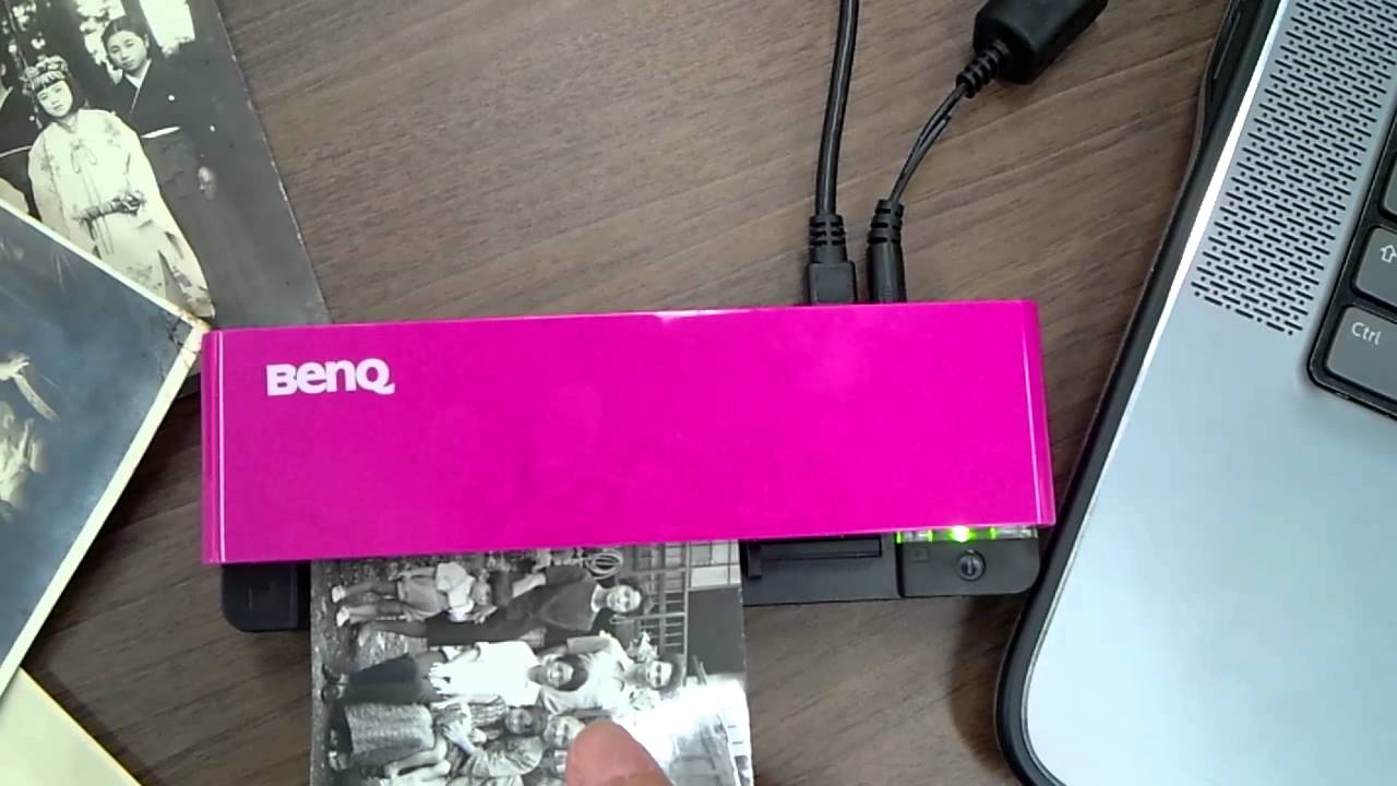 BENQ CHON ピンク フォトスキャナー 感動かんたん！フォトムービー5 - フォトスキャナでかんたん取り込み -