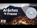 4k araches la frasse  ski resort alps mountains france fr  by drone