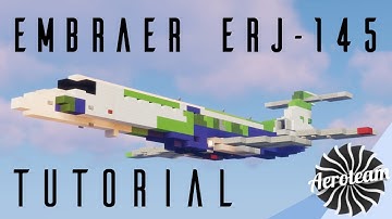 Minecraft ERJ-145 Tutorial [1.5:1 Scale]