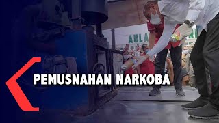 Peringati Hari Anti Narkotika Internasional, BNN Sumut Musnahkan 34 Kg Sabu